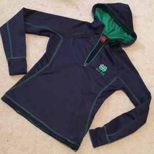 Reduced 🍀 Notre Dame 1/4 zip hoodie